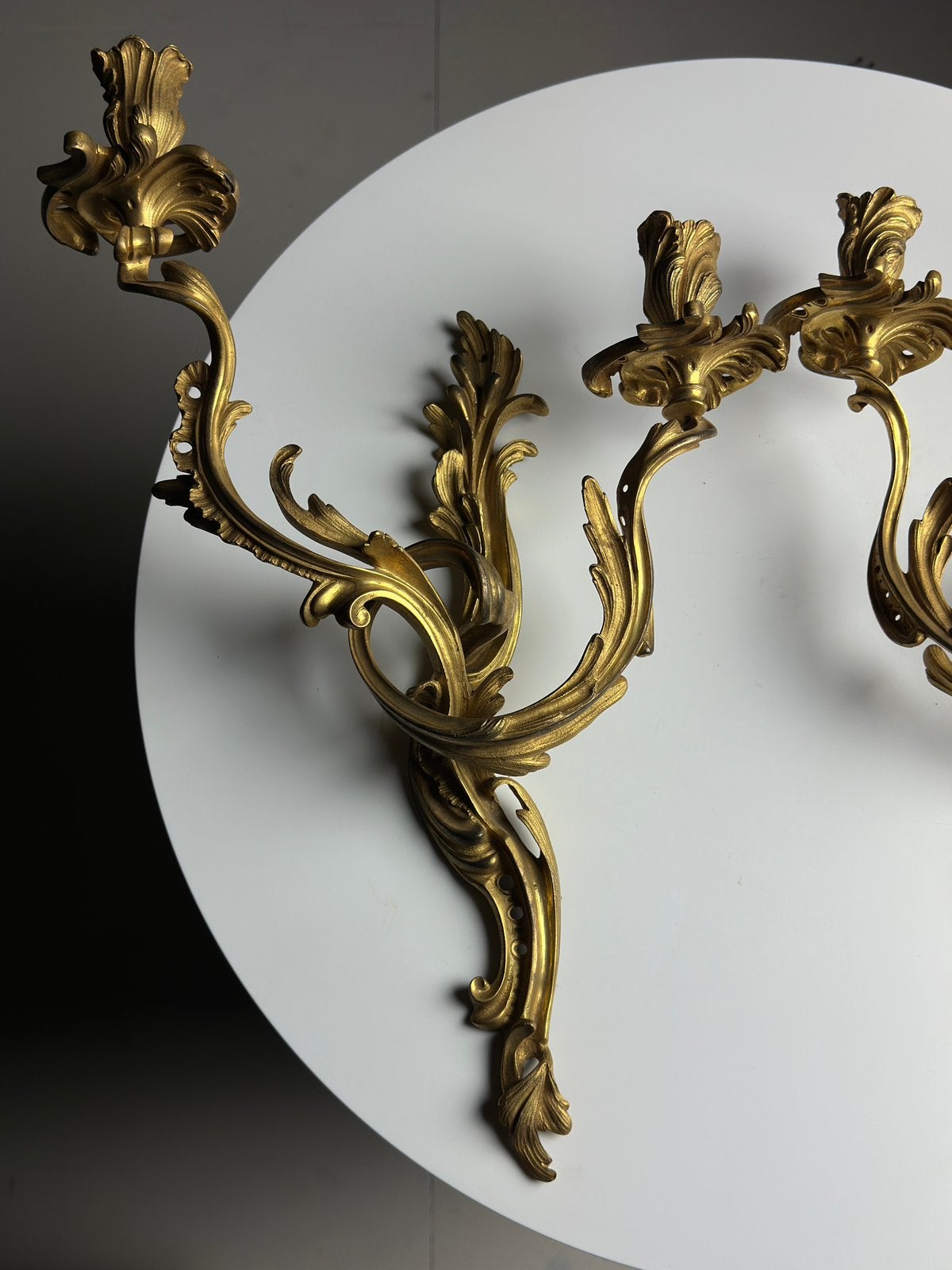 Set van Franse wandlampen in Louis XV-stijl, Ophalen