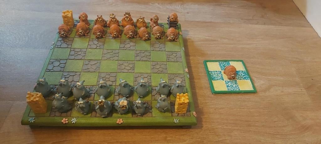 jeu de société échiquier échecs échecs souris qualité lourde, 1 ou 2 joueurs, Enlèvement ou Envoi, Neuf