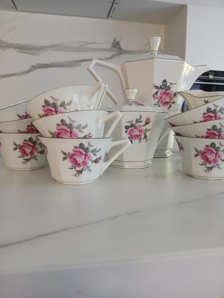 27-delig koffieservies "Victoria Czechoslavakia 298", Antiek en Kunst, Ophalen