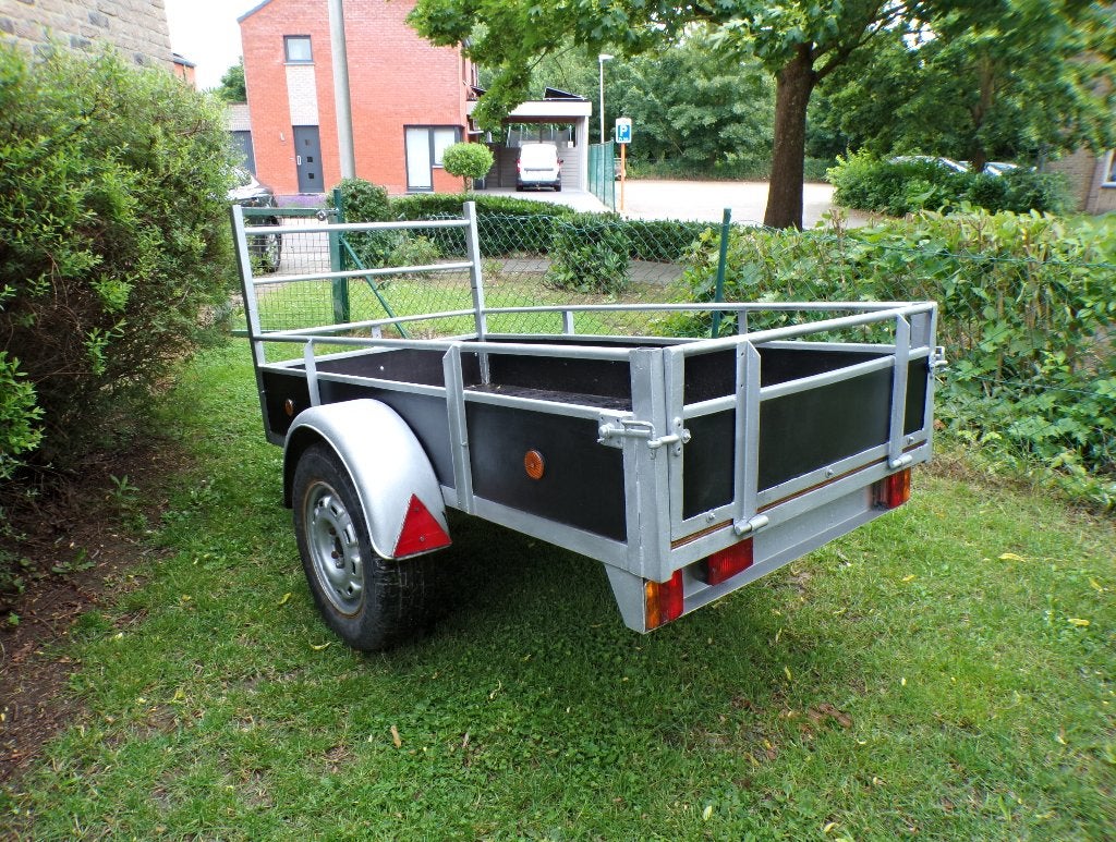 enkelas aanhangwagen 2m/1m 750kg, Ophalen, Gebruikt
