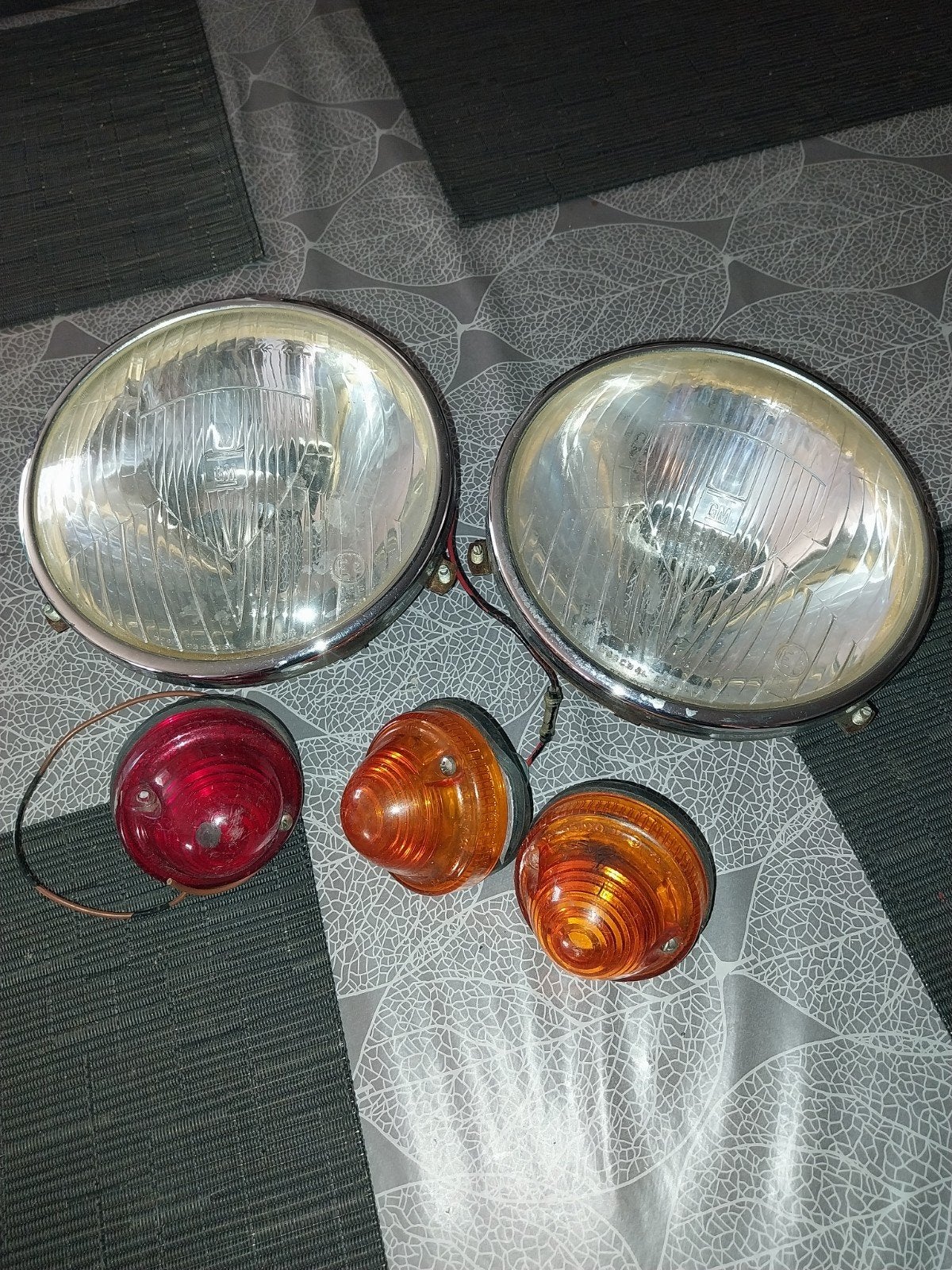 Set oldtimer lampen, Ophalen of Verzenden, Gebruikt