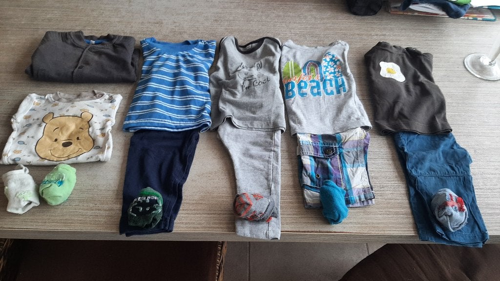 Babykledij jongen, Enfants & Bébés, Enlèvement, Utilisé, Taille 74