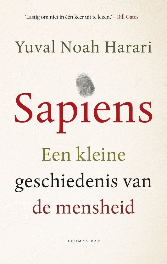 Te Koop Boek SAPIENS Yuval Noah Harari, Livres, Histoire mondiale, Utilisé, Autres régions, 14e siècle ou avant, Enlèvement ou Envoi