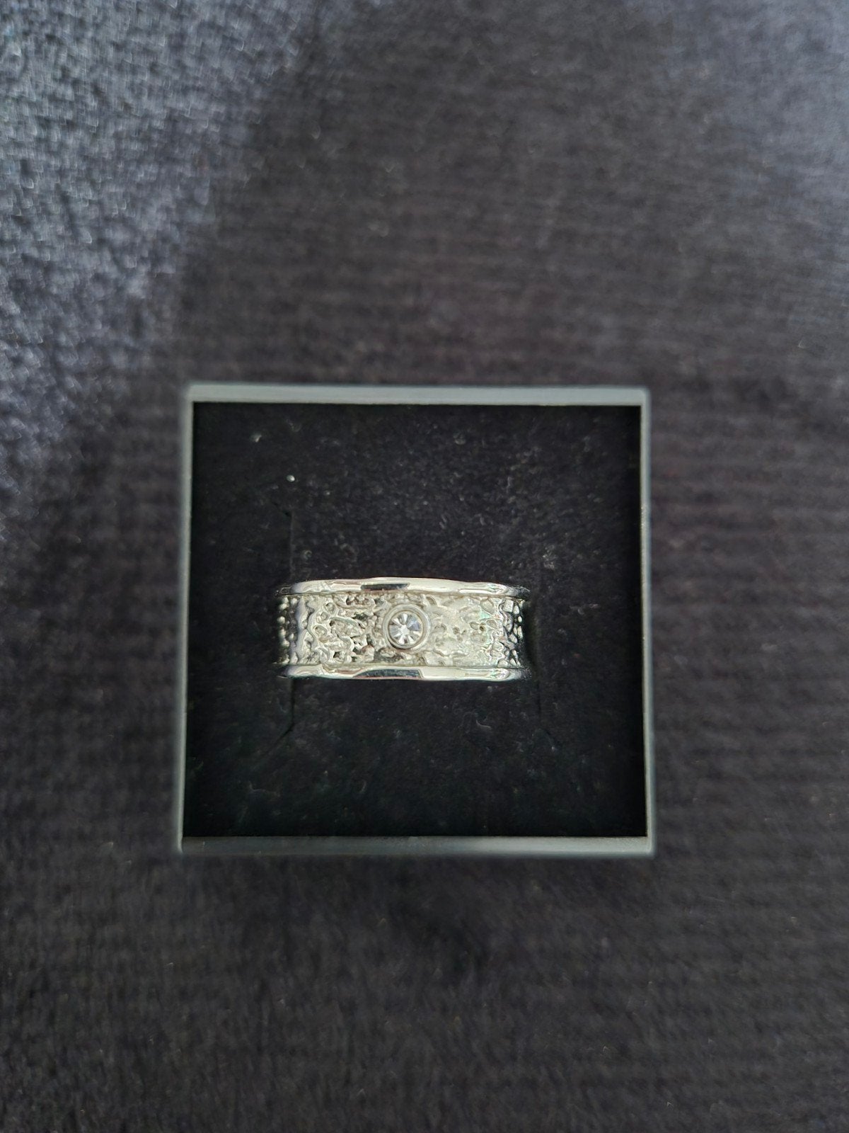 Nieuwe ring in stainless steel maat 58, Ophalen of Verzenden, Nieuw, Zilver, IJzer of Staal