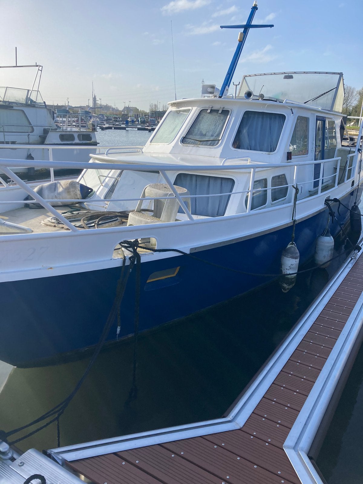 Petite vedette hollandaise, Sports nautiques & Bateaux, Bateaux à moteur & Yachts à moteur, 3 m, 70 ch, 11 m, Diesel