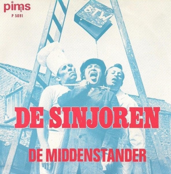 vinylsingle de sinjoren-de middenstander--, Cd's en Dvd's, Ophalen of Verzenden, Gebruikt, 7 inch, Nederlandstalig