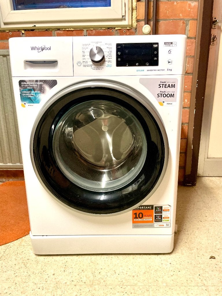 Wasmachine Whirlpool - zo goed als nieuw, Elektronische apparatuur, Wasmachines, Ophalen, 1200 tot 1600 toeren, 8 tot 10 kg, Zo goed als nieuw