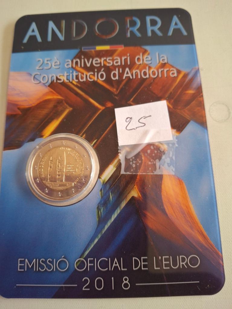 2 euro andorra 2018, Ophalen, 2 euro