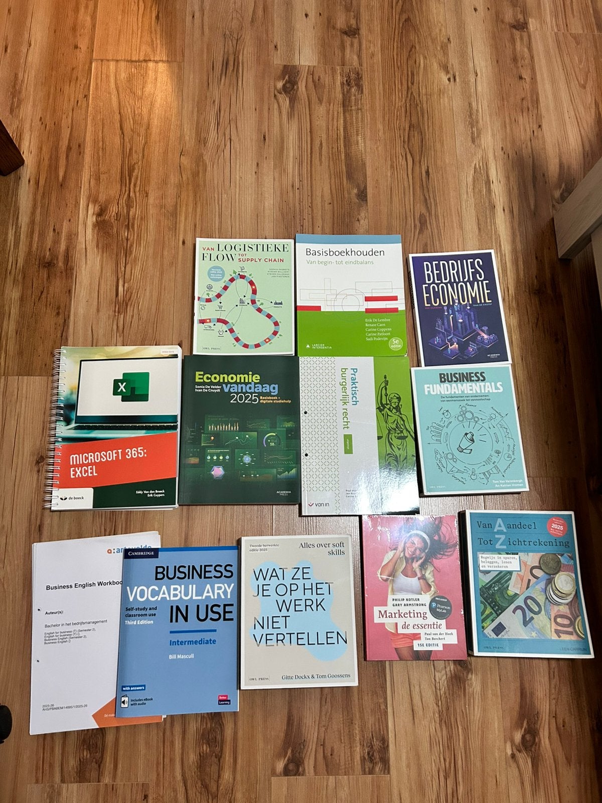 Artevelde 1ste jaar bedrijfsmanagement bachelor, Enlèvement, Comme neuf, Autres niveaux, Autres matières