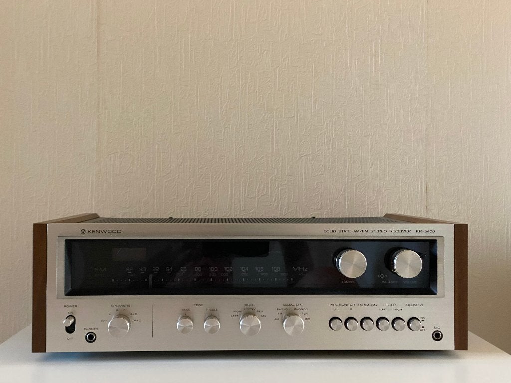 Kenwood KR-5400 vintage receiver – topstaat, Zo goed als nieuw, 60 tot 120 watt, Stereo, Ophalen