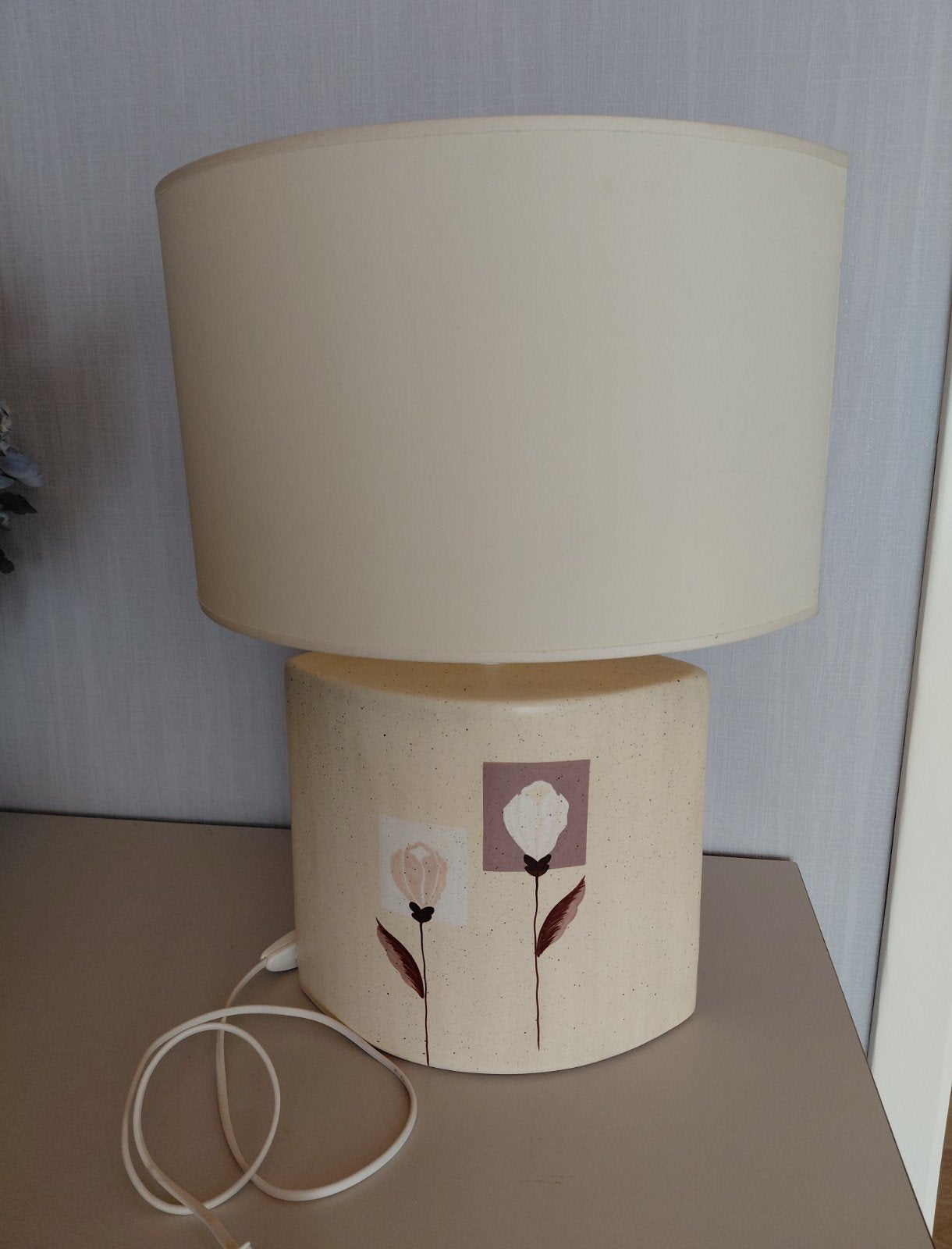 lampenkap, Beige, Enlèvement, Comme neuf, 50 cm