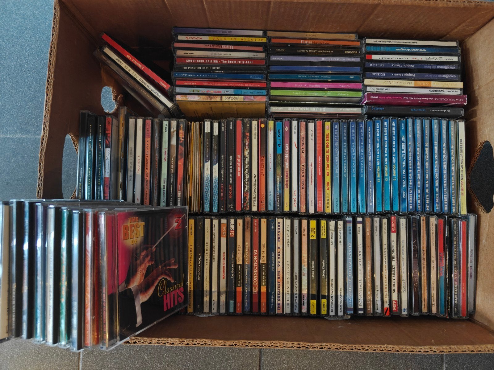 Grote partij van ongeveer 140 cd's te koop!, Ophalen, Gebruikt
