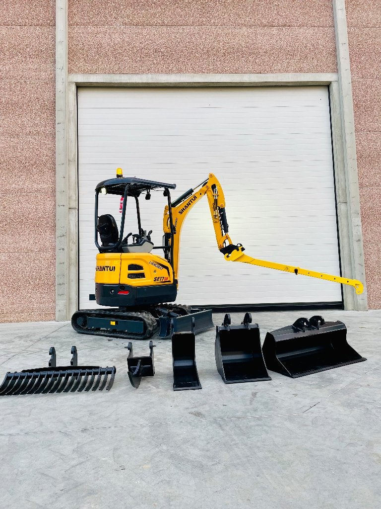 MINIGRAVER 1,8 t / BINNENDRAAIER/ SHANTUI, Ophalen