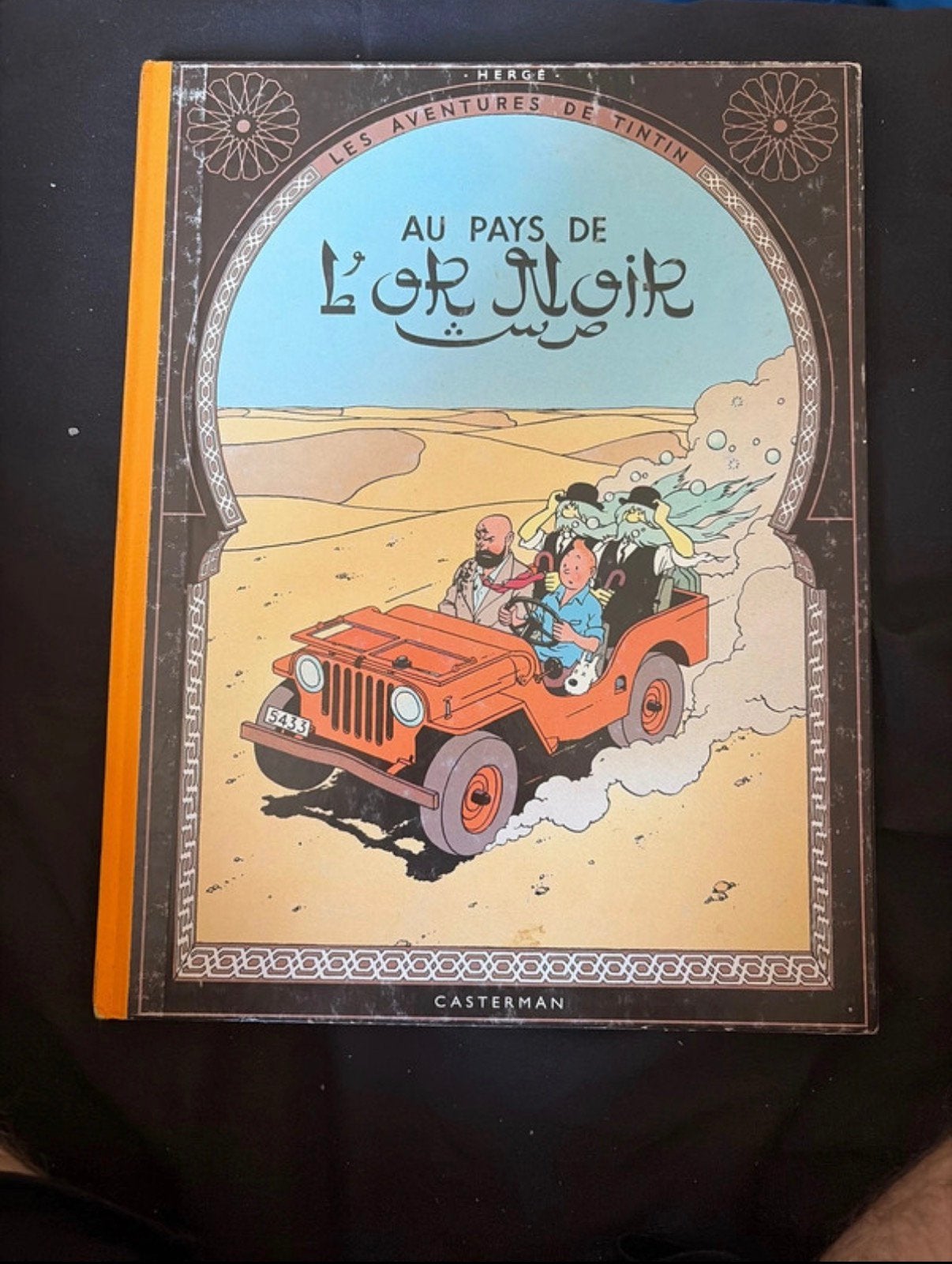 Tintin au pays de l’or noir, Une BD, Enlèvement, Utilisé