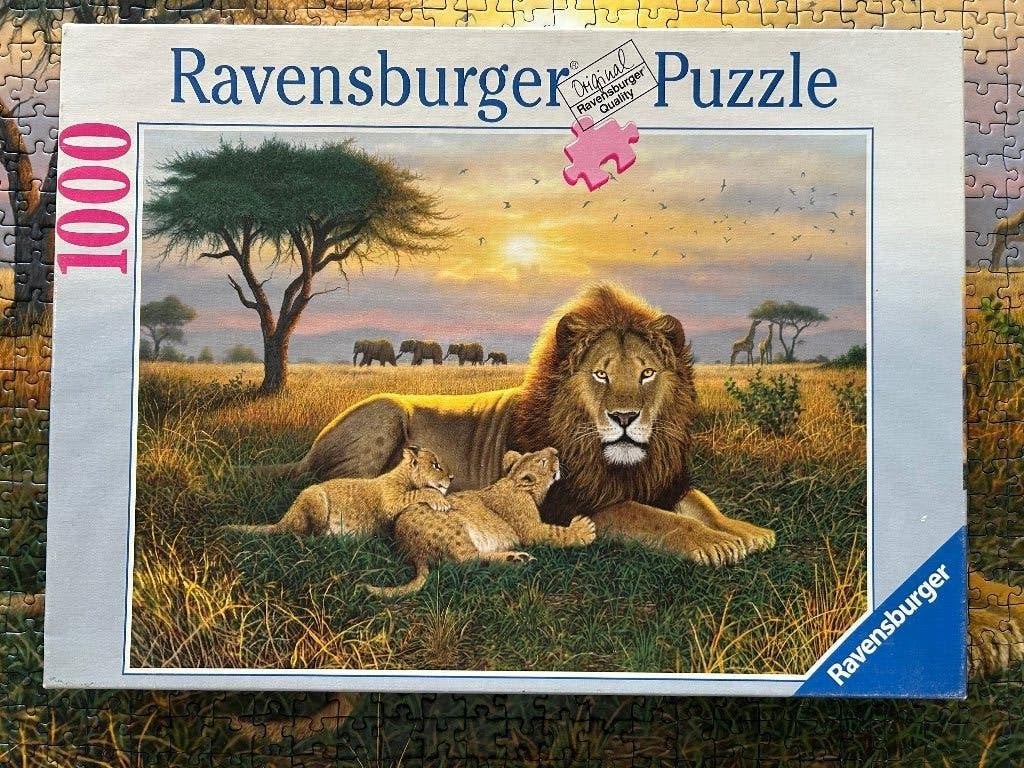 Puzzel Ravensburger 1000 pc, Hobby en Vrije tijd, Ophalen of Verzenden, 500 t/m 1500 stukjes, Gebruikt, Legpuzzel