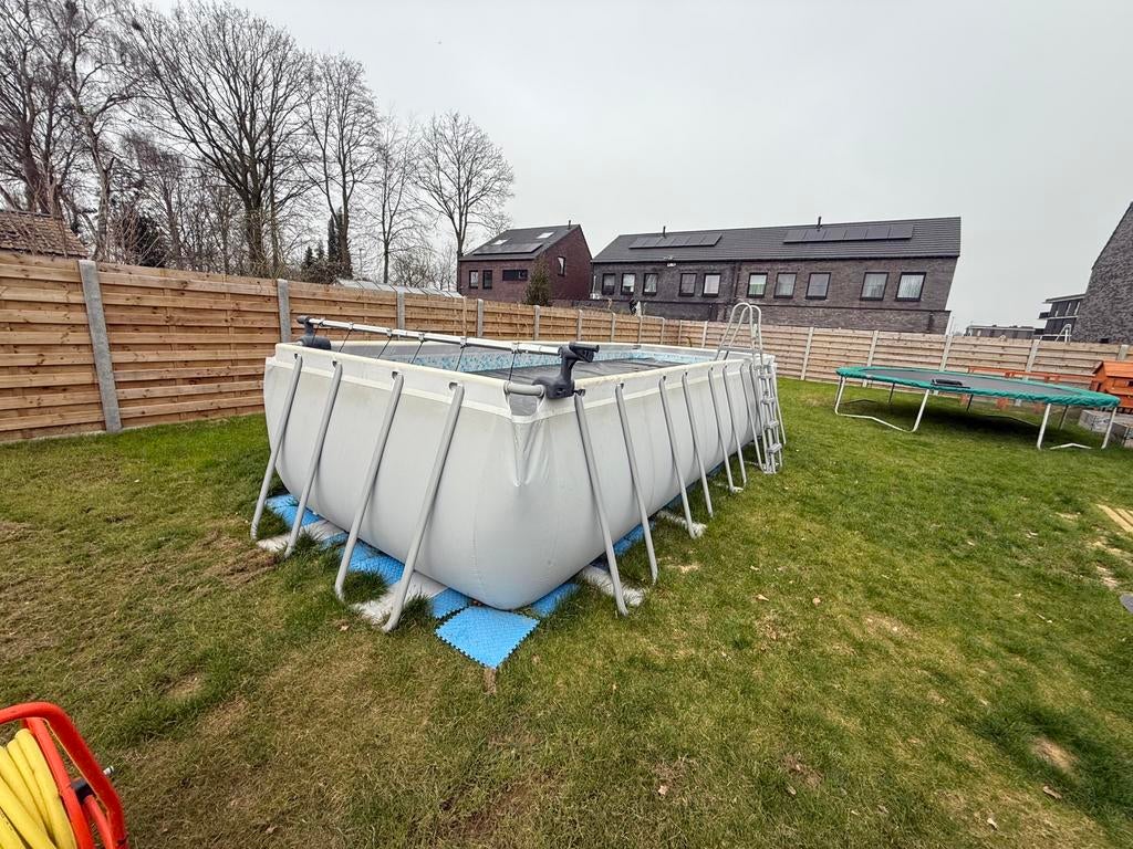 Zwembad Bestway Power Steel 640 x 274 x 132, Ophalen, Zo goed als nieuw, Inbouwzwembad