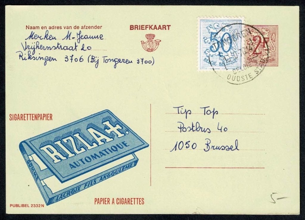 Publibel 2332 N, Envoi, Affranchi, Oblitéré