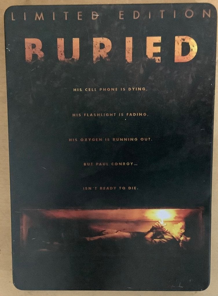 Buried (2010) Steelcase Dvd Ryan Reynolds, Enlèvement ou Envoi, Anglais, Néerlandais, Utilisé