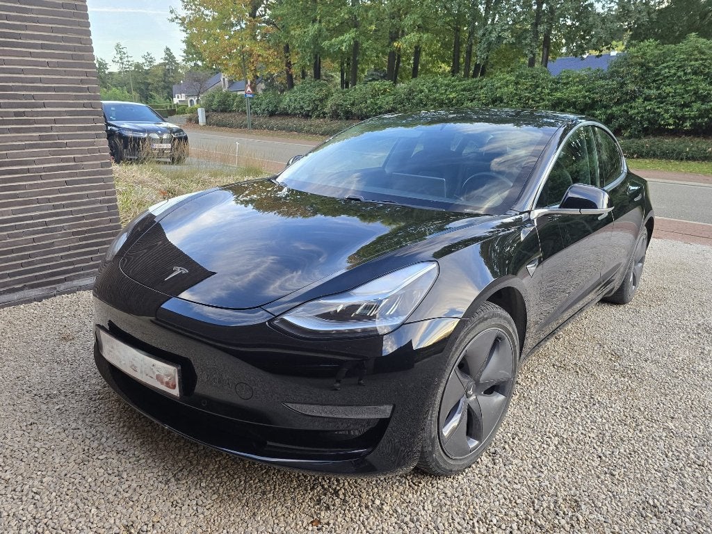 Tesla Model 3 LONG RANGE 75 Kwh, Auto's, Automaat, Zwart, Leder, Elektrisch