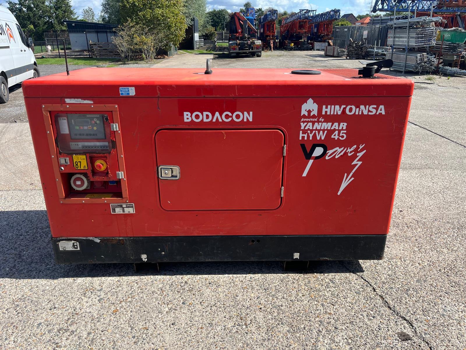 Himoisa stroomgenerator 45 kva, Ophalen