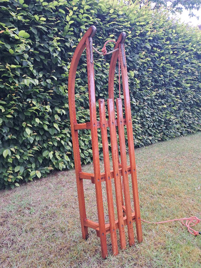 retro slee Davos 120 cm, Enlèvement, Utilisé