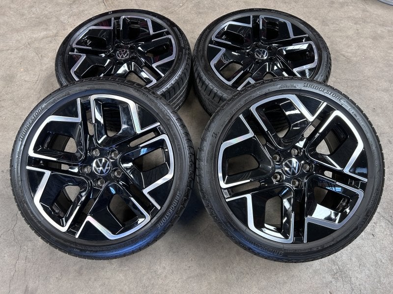 Originele vw York R-Line velgen met banden, Pneus et Jantes, Pneus été, 18 pouces, Enlèvement