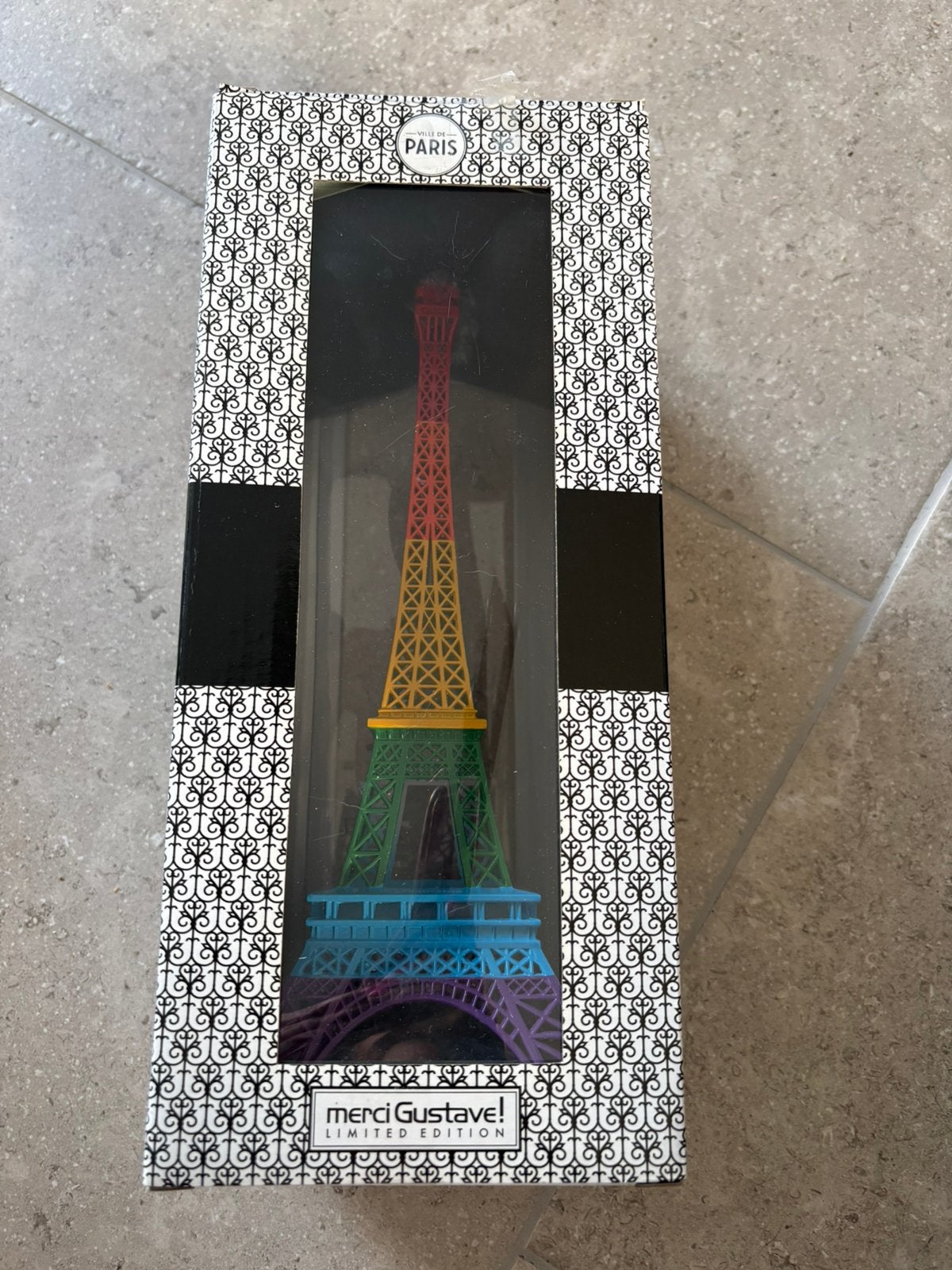 Tour Eiffel LGBT Merci Gustave, Antiek en Kunst, Kunst | Schilderijen | Modern, Ophalen of Verzenden