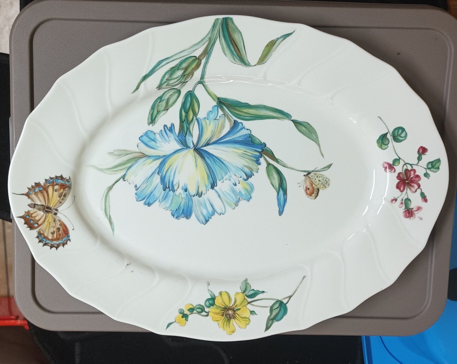 Plat Villeroy & Boch en porcelaine, Antiquités & Art, Enlèvement