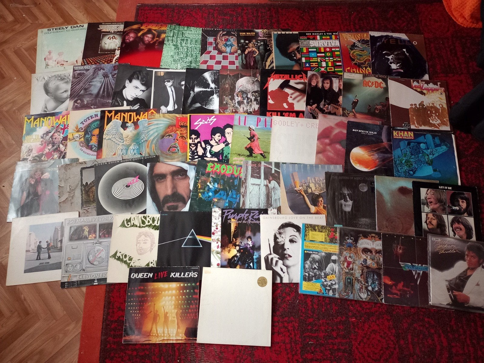 Lot 280 vinyles LP rock metal New wave 70 80s, Ophalen, LP