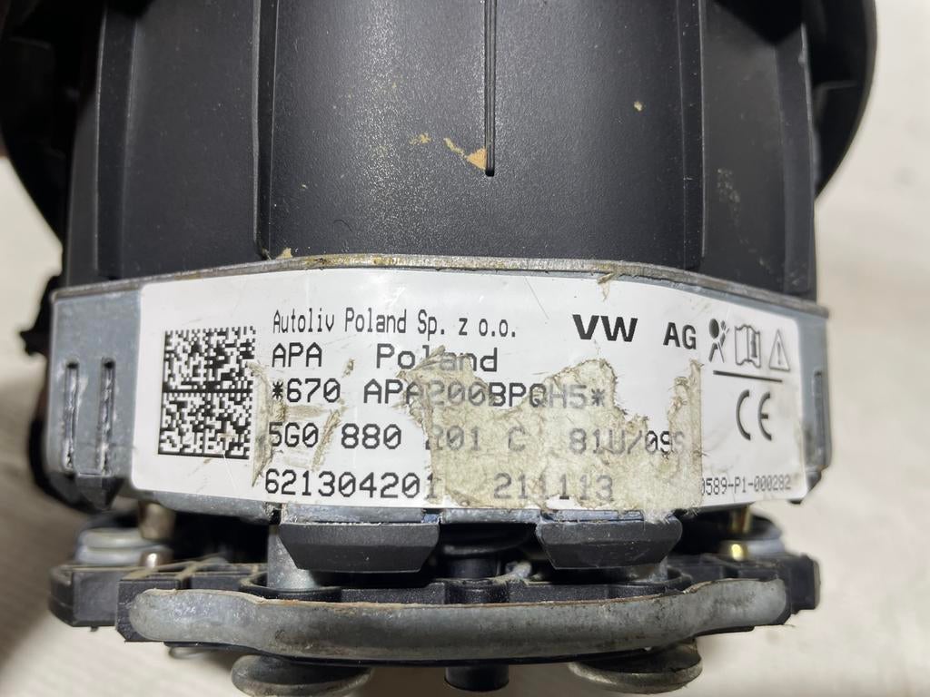 Airbag volant VW GOLF 7 621304201, Enlèvement, Utilisé, BMW