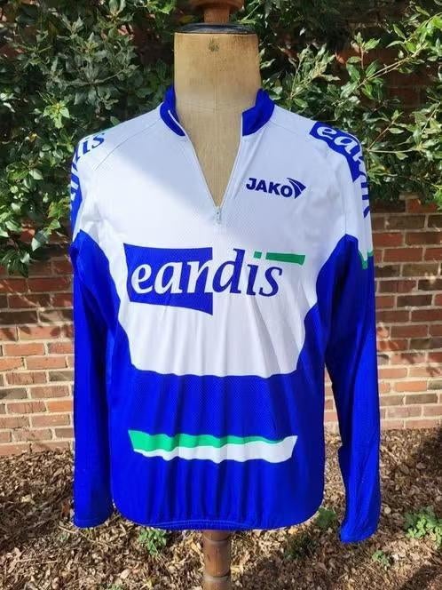 Maillot de cyclisme Vintage Jako - Team Eandis - Taille XXL, Enlèvement ou Envoi, Bleu