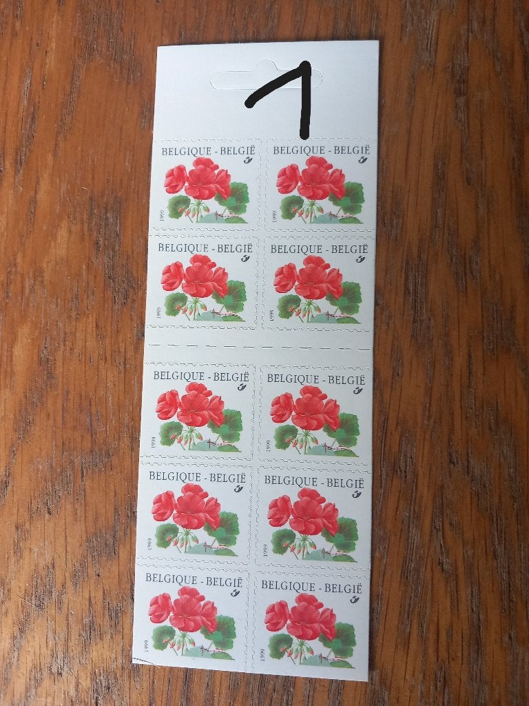Verschillende postzegelvelletjes met 10 zegels, Verzenden, Postfris, Postzegelboek, Postfris