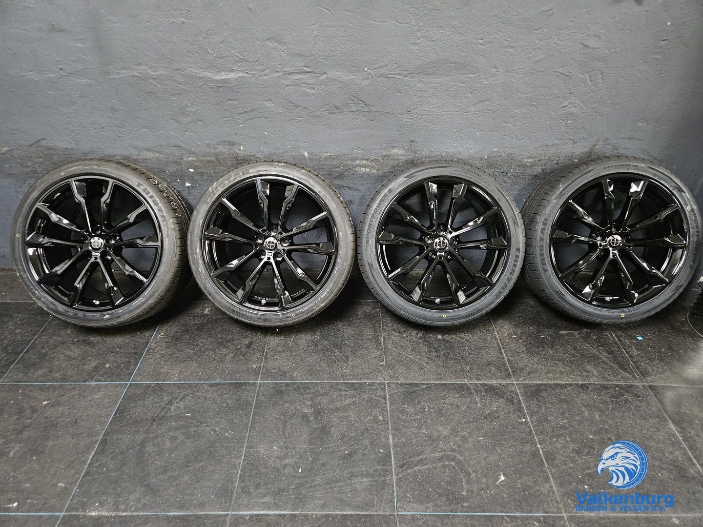 Originele BMW 7-Serie G11 G70 20 inch zwarte breedset velgen, -, -, Banden en Velgen, Ophalen of Verzenden