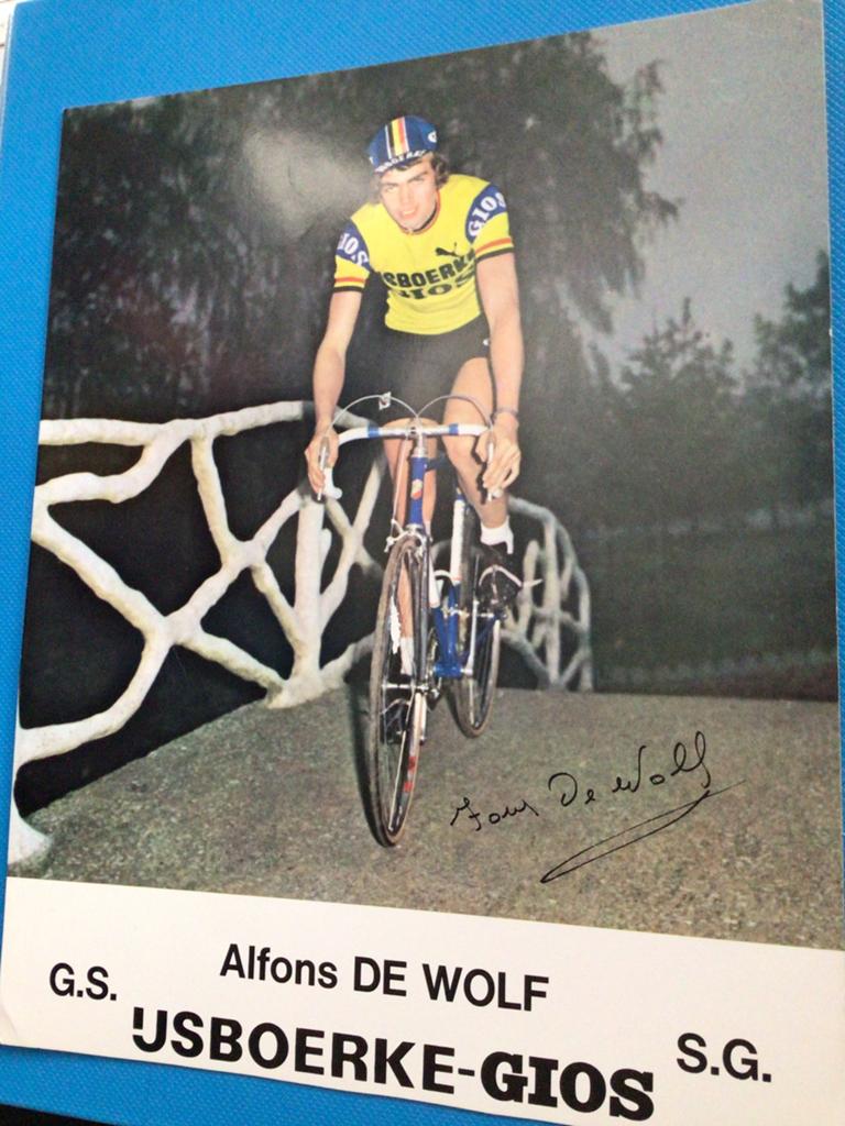 wielerkaart  1978 team ijsboerke  gios  fons de wolf signe, Verzenden