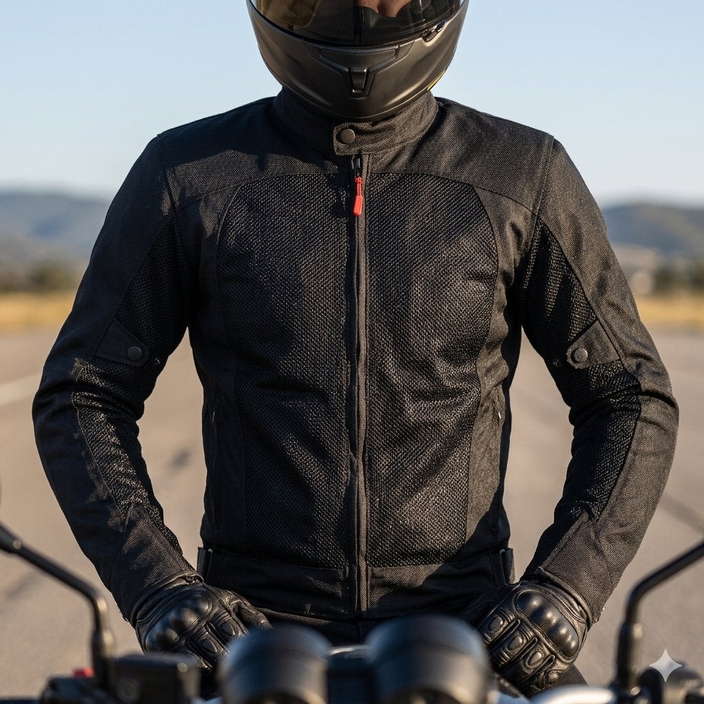Nieuwe zomermotorjas van mesh en textiel, Motoren, Kleding | Motorkleding, Verzenden, Nieuw met kaartje, Dames, Jas | textiel