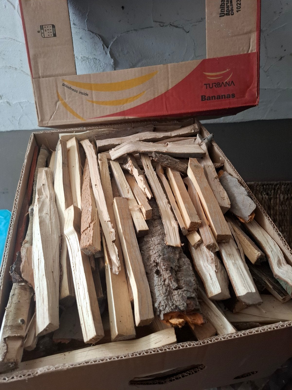 Production de bois mélangé ultra sec, Enlèvement