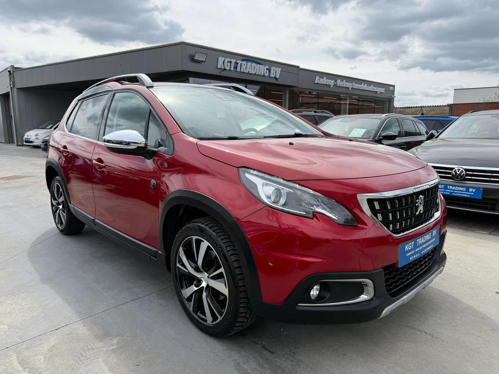 Peugeot 2008 1.2i 110PK AUTOMAAT CROSSWAY NAVI LEDER PANO-DA, Auto's, Peugeot, Automaat, Gebruikt, 1199 cc, 110 g/km