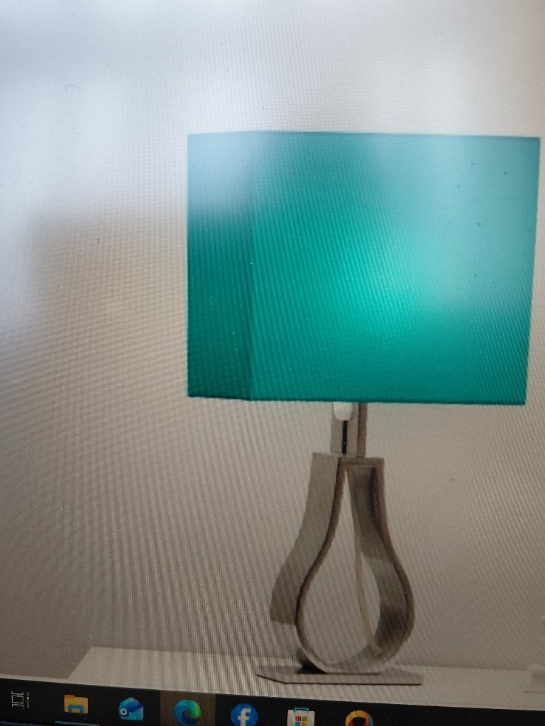 LAMPE - ABAT - JOUR, Maison & Meubles, 25 à 50 cm, Comme neuf, Enlèvement, Rectangulaire