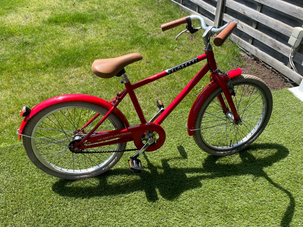 Kinderfiets 20 inch rood, Enlèvement, Utilisé, Frein à rétropédalage