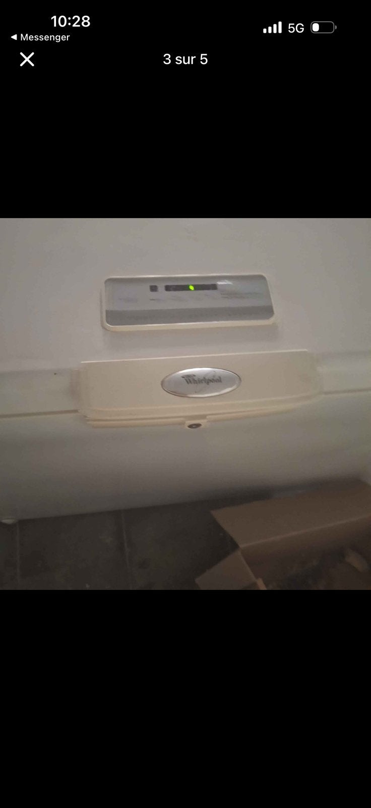 Congélateur whirlpool, Ophalen, Gebruikt