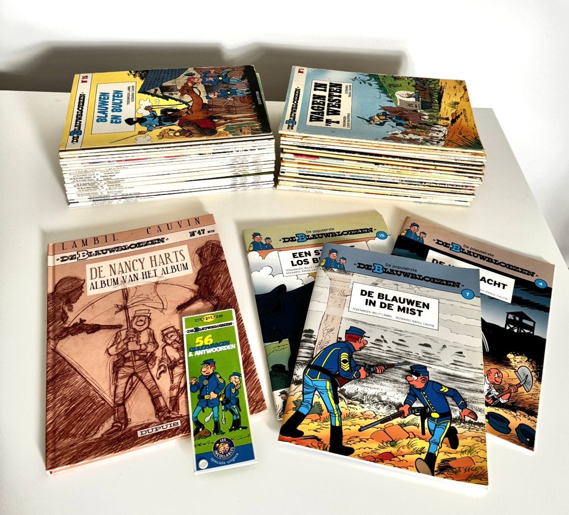 De blauwbloezen nr 1. t/m 47 + extra, Boeken, Ophalen, Gelezen