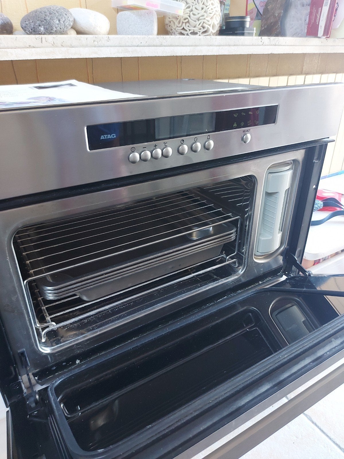 Stoomoven ATAG SX3011C, Elektronische apparatuur, Ophalen, Minder dan 45 cm, 45 tot 60 cm, Stoomoven