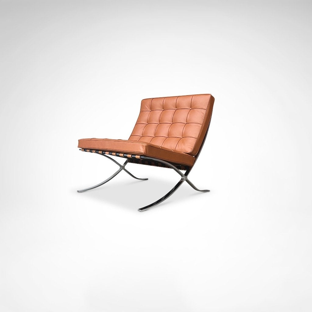 Barcelona fauteuil | Mies van der Rohe | Knoll Int. | NIEUW, Huis en Inrichting, Ophalen, Bauhaus, 75 tot 100 cm, Zo goed als nieuw