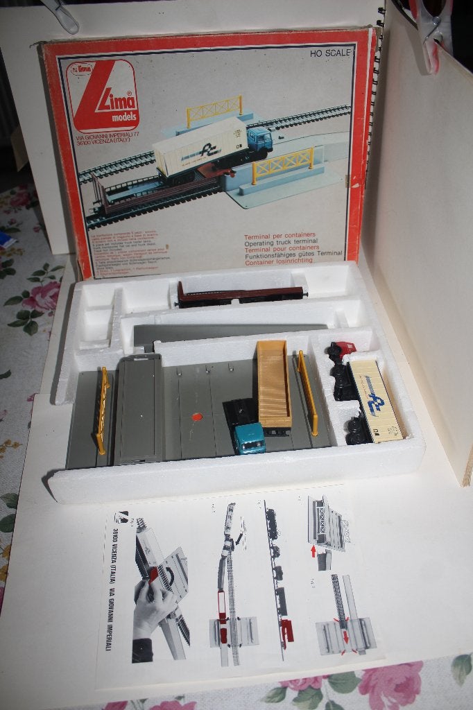 lima models ho terminal contenairs 60 0963, Rails, Lima, Envoi, Courant continu