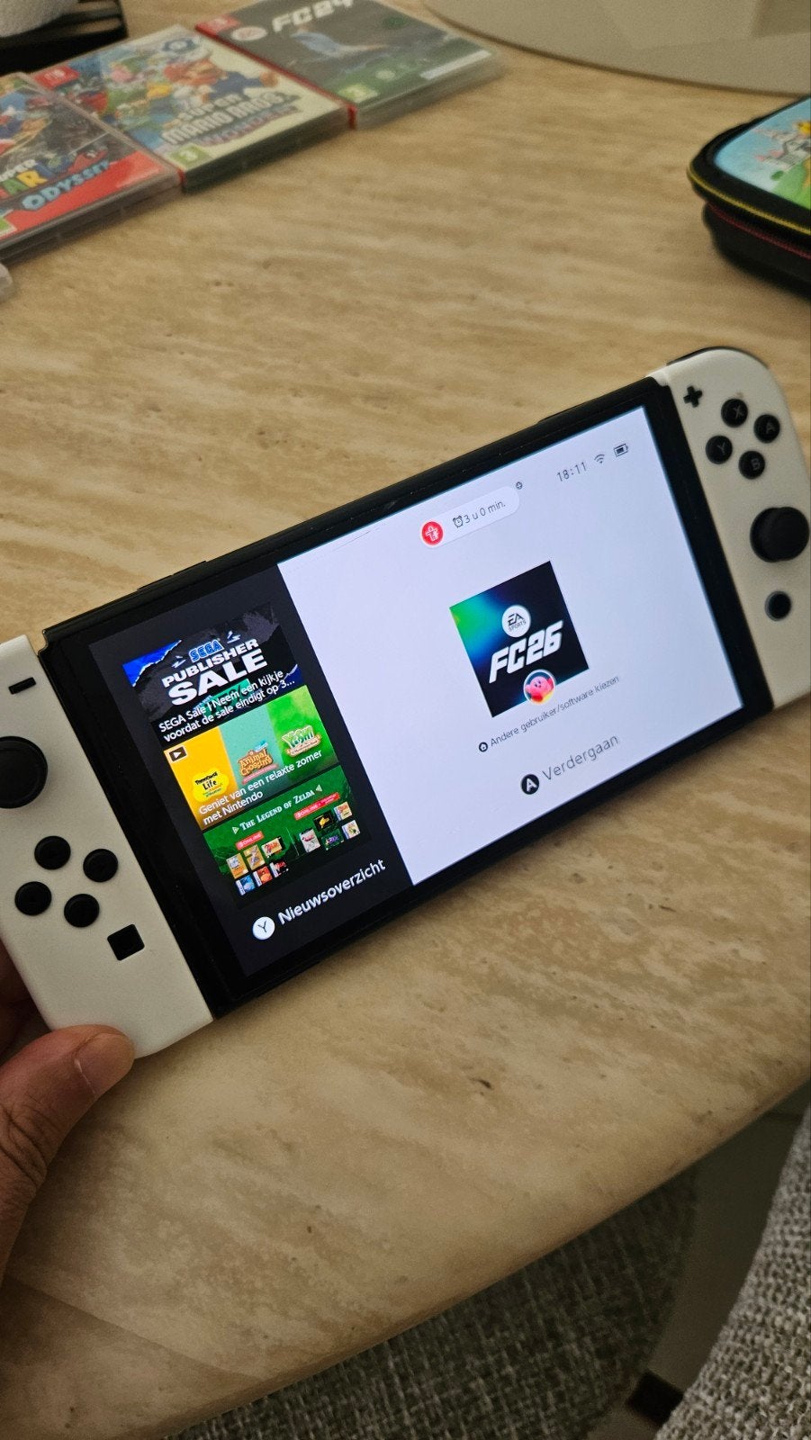 Nintendo Switch + chargeur + module TV + jeux, Consoles de jeu & Jeux vidéo, Enlèvement ou Envoi