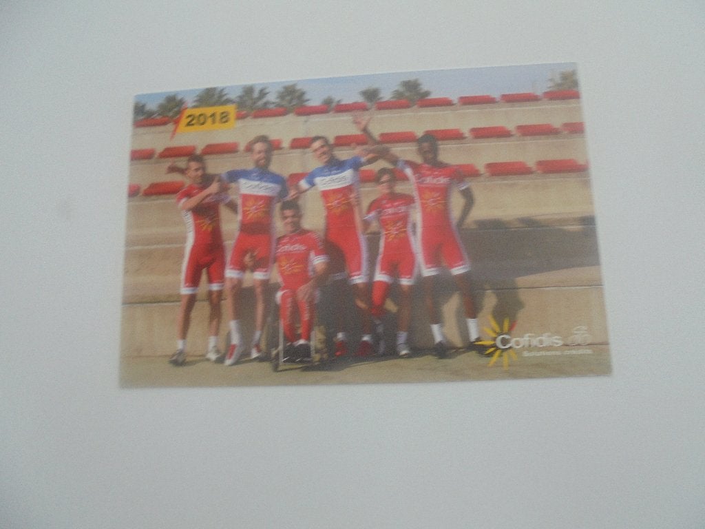 wielerploeg -cofidis  2018, Verzamelen, Ophalen of Verzenden, 1980 tot heden, Zo goed als nieuw, Foto