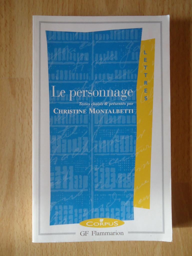 Le personnage - Christine Montalbetti, Ophalen of Verzenden, Nieuw, Hoger Onderwijs