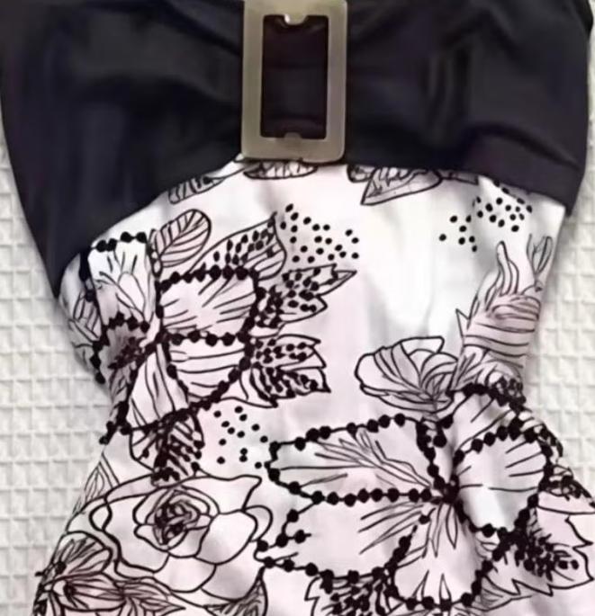 Retro punk halter top Amerikaanse stijl met bloemen print, Verzenden, Nieuw, Maat 36 (S)