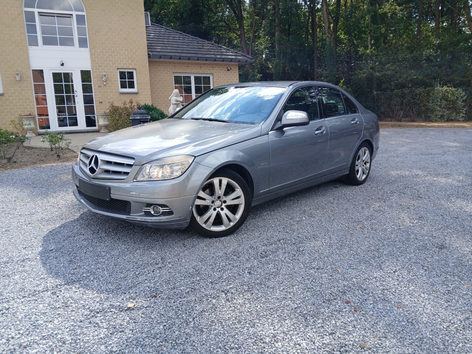 MERCEDES C180 benzine/essence AUTOMAAT, Auto's, Mercedes-Benz, Automaat, 4 deurs, Achterwielaandrijving, Zwart