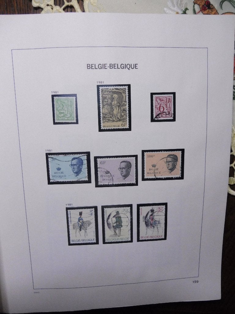 België 1976-2006 deel2 (0805/01), Postzegels en Munten, Postzegels | Europa | België, Met stempel, 1 plakker, Ophalen of Verzenden